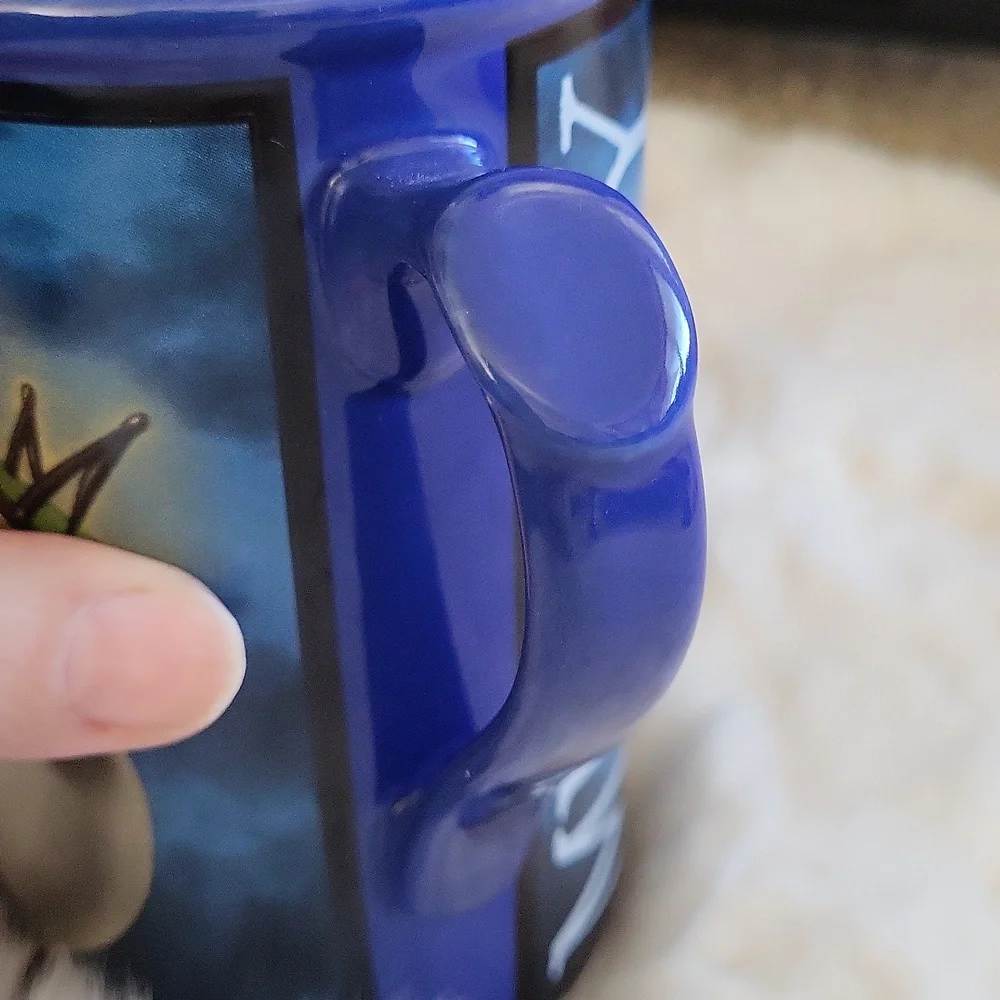 Mickey Mouse, Cricket/Grasshopper On Nose. Mug 18 ounce
